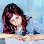 Wattpad writer writing